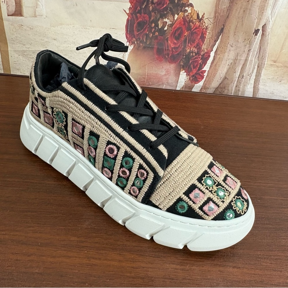 SOLD NEW Free People Catch me if You Can Sneakers - Picture 5 of 10